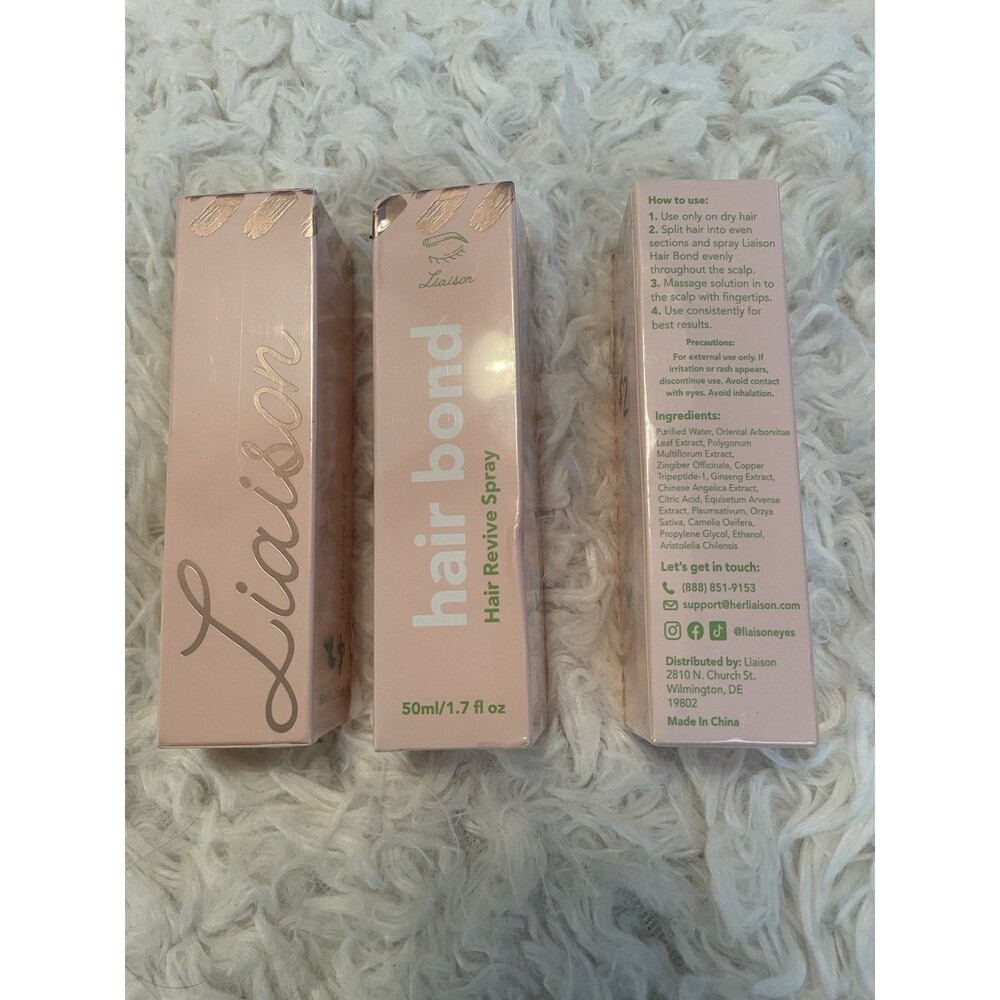 3 - LIAISON HAIR BOND HAIR REVIVE SPRAY 50 ml 1.7 fl oz SEALED NEW